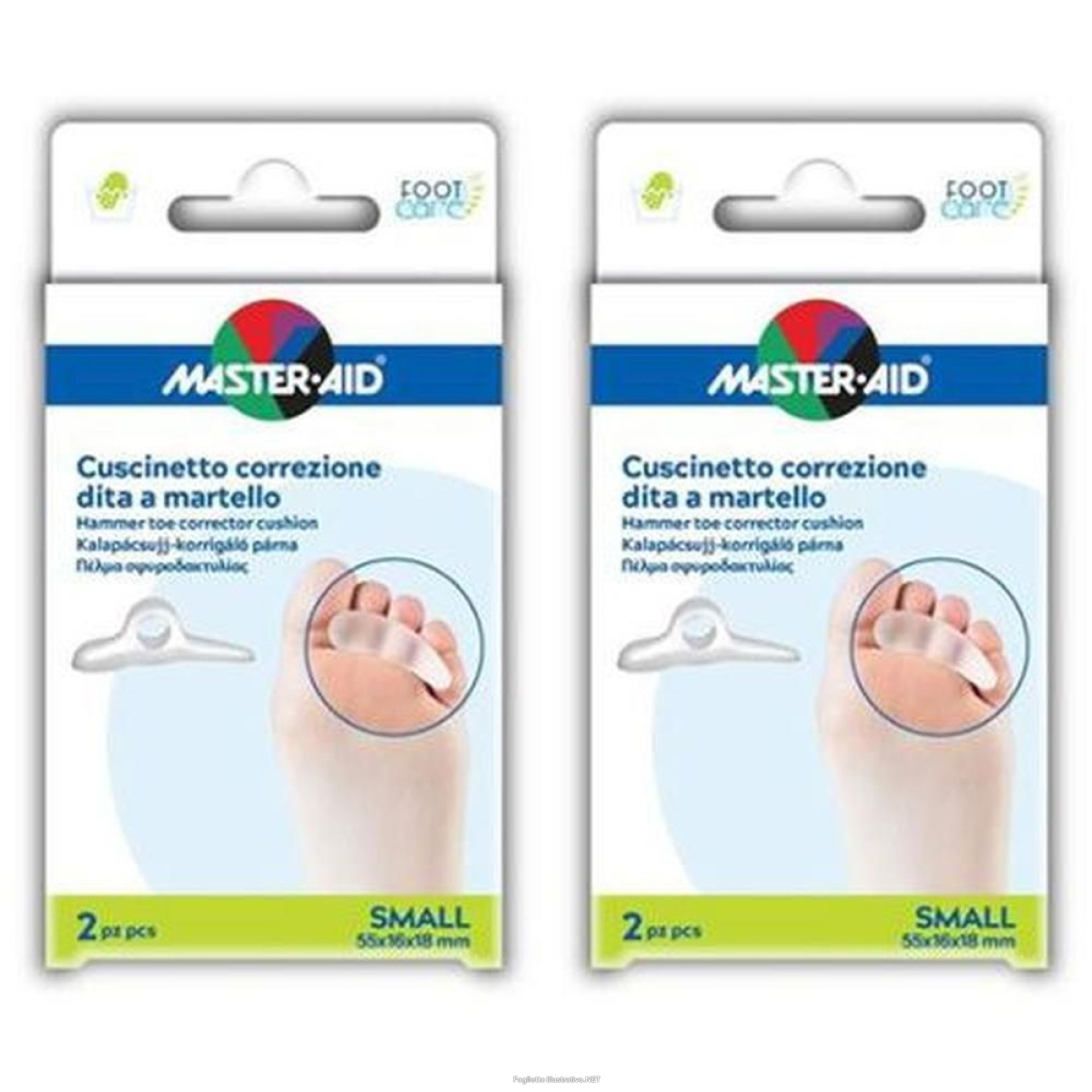 Cerca Prezzi di correttore dita a martello master-aid footcare small 2 pezzi c12 2x2 s e acquista online