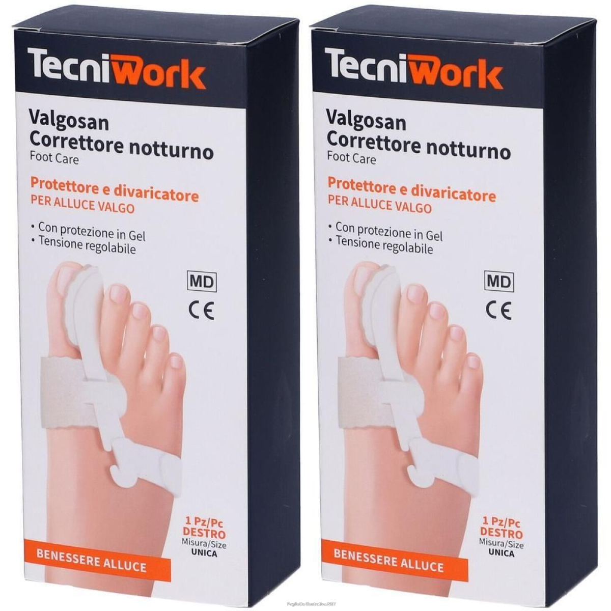 Cerca Prezzi di correttore notturno per alluce valgo destro misura unica valgosan 1 pe e acquista online