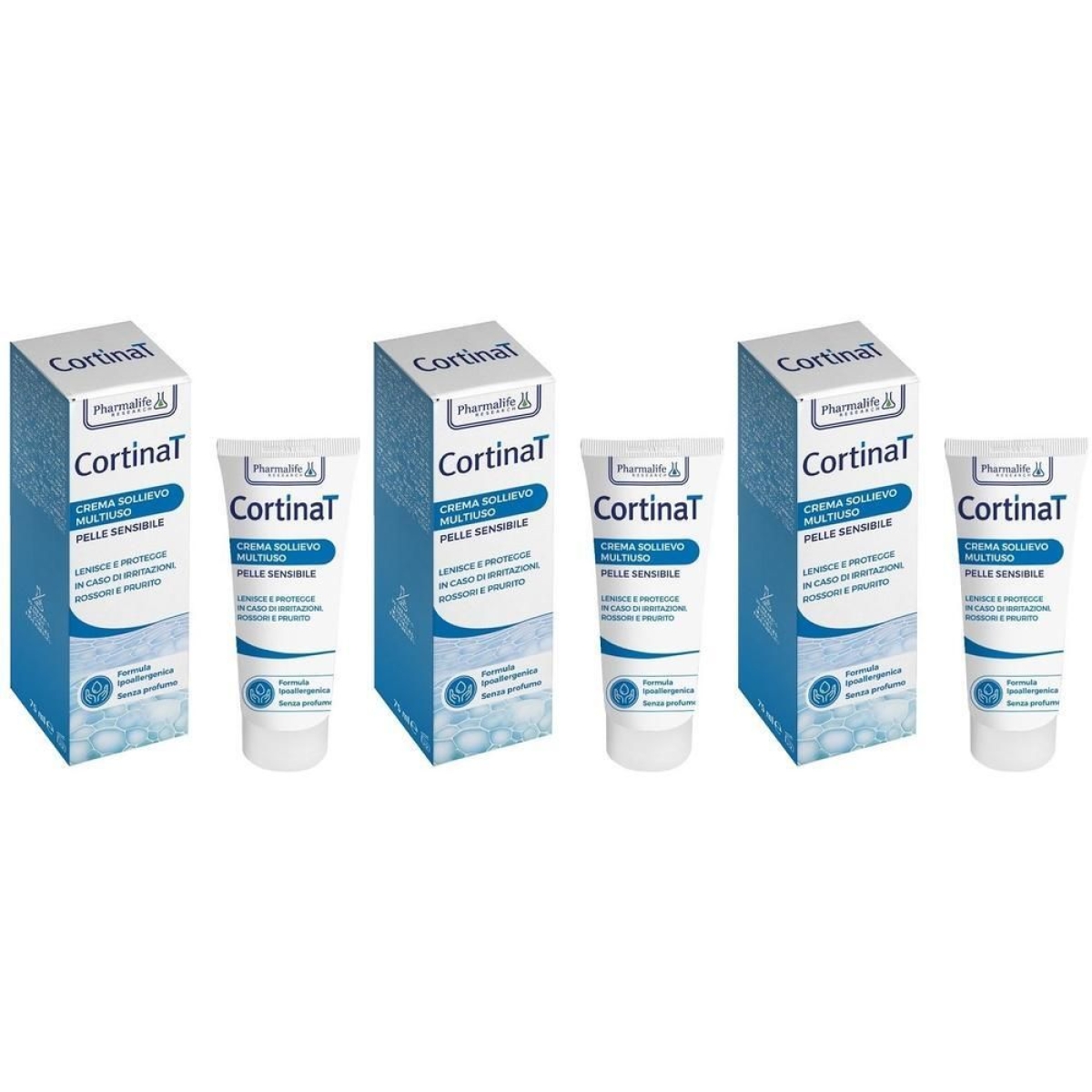 Cerca Prezzi di Cortinat crema sollievo 3x75 ml e acquista online