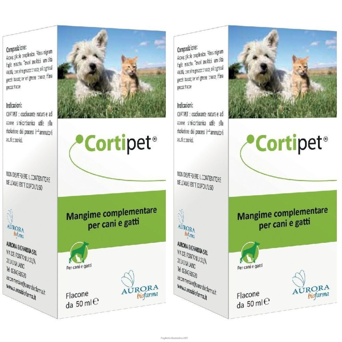 Cerca Prezzi di cortipet gocce set da 2 2x50 ml orali e acquista online