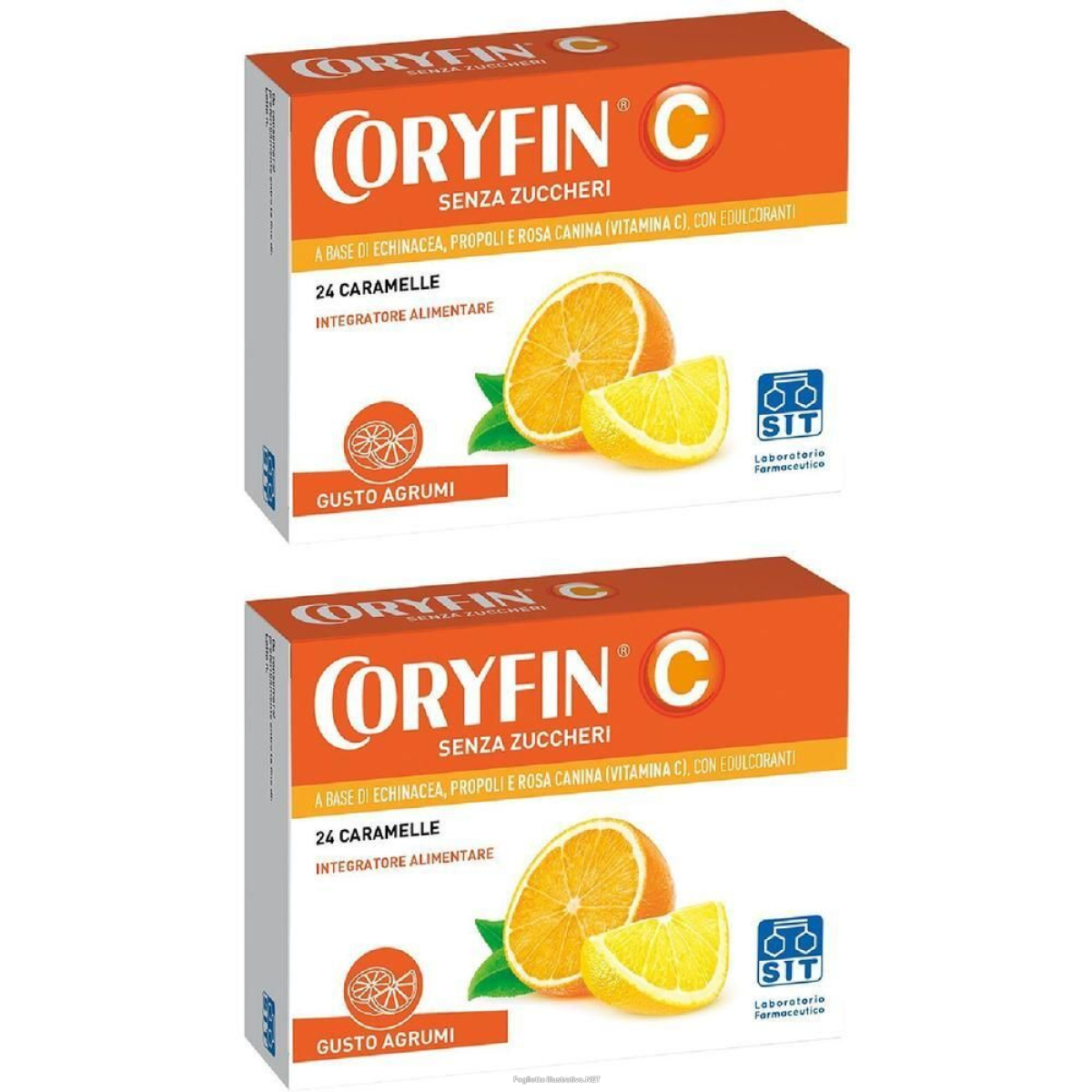 Cerca Prezzi di coryfin® c senza zuccheri gusto agrumi 2x48 g caramelle e acquista online