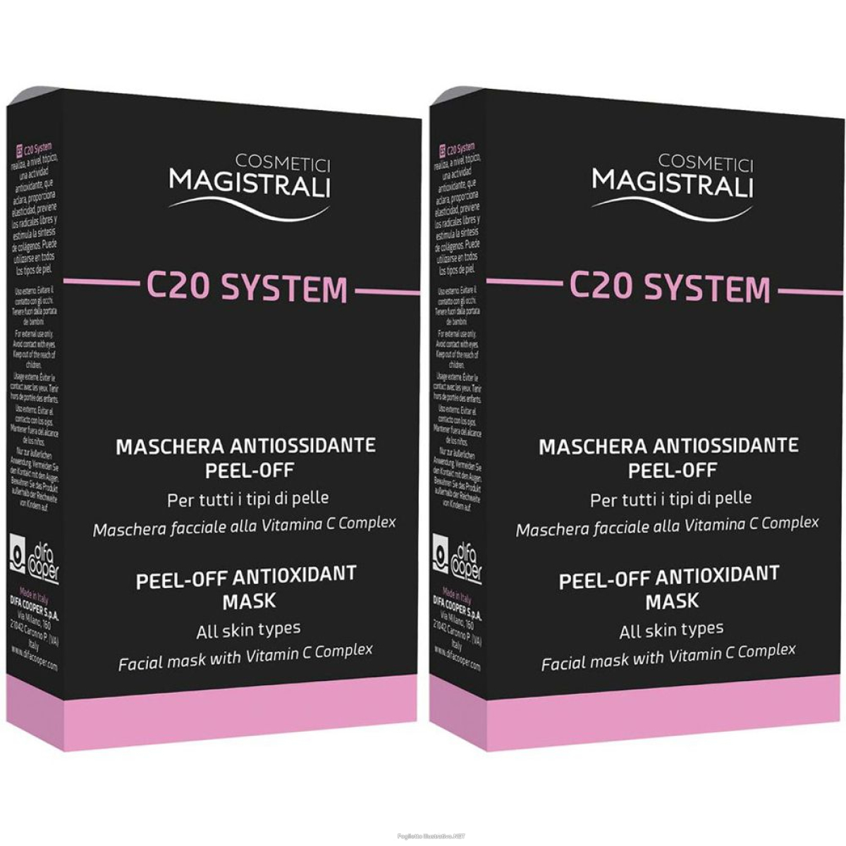 Cerca Prezzi di cosmetici magistrali c20 system maschera facciale vit.c 20% set da 2 e acquista online