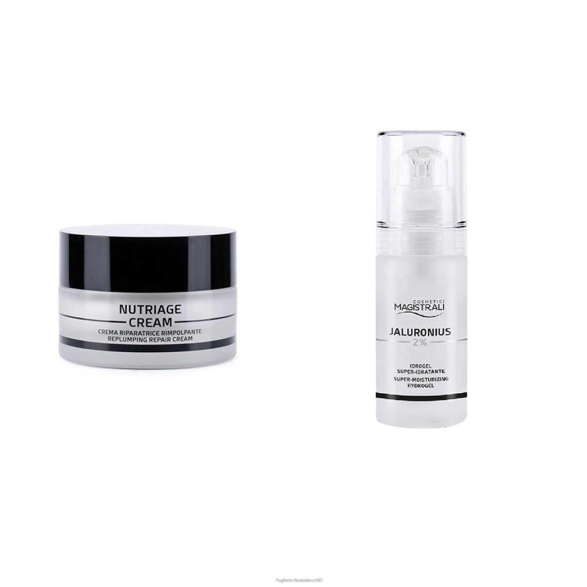 Cerca Prezzi di cosmetici magistrali jaluronius 2% idrogel + nutriage crema 1 pz set e acquista online