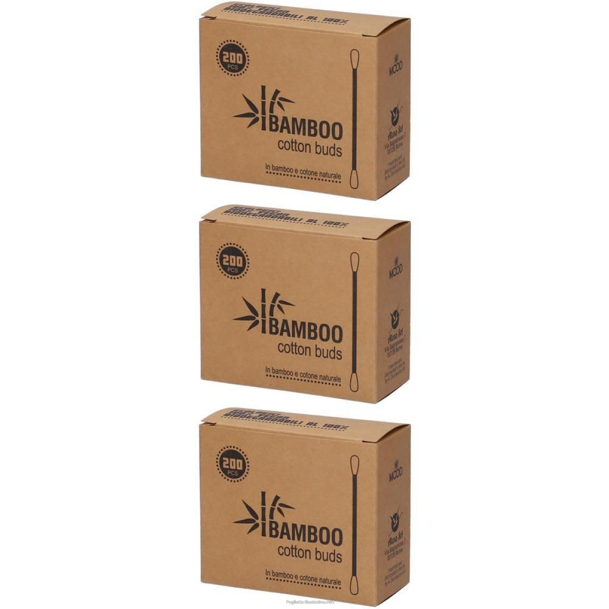 Cerca Prezzi di Cotton Fioc Bamboo 200 Pezzi 3x1 St e acquista online