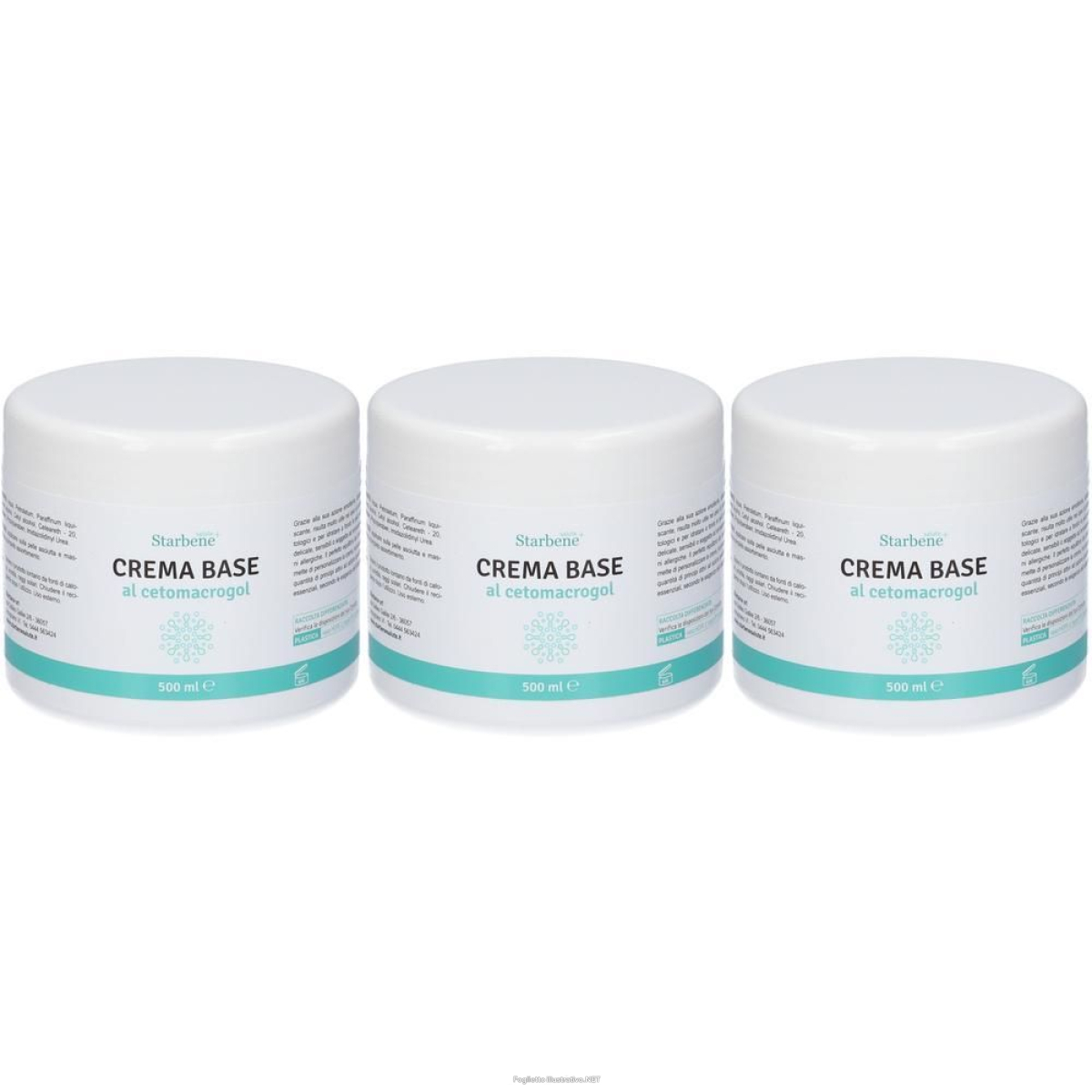 Cerca Prezzi di crema base vaso 500 ml 3x500 ml e acquista online