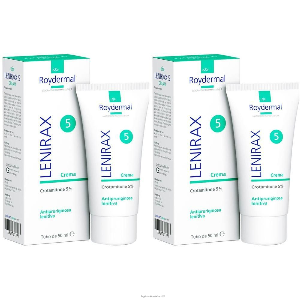 Cerca Prezzi di crema dermatologica al crotamitone 5 % lenirax 50ml 2x50 ml e acquista online