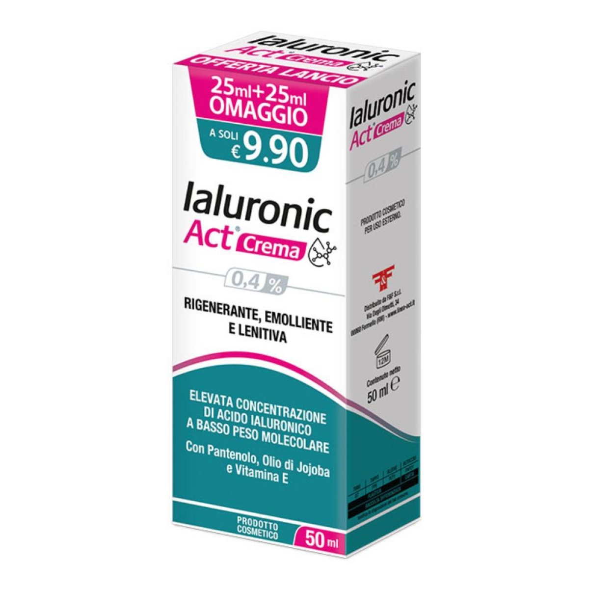 Cerca Prezzi di Crema ialuronic act acido ialuronico 0,4%, 50ml e acquista online