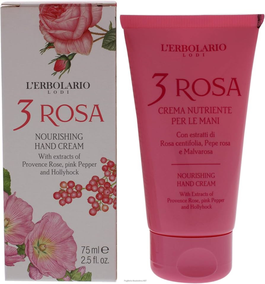 Cerca Prezzi di crema mani 3 rosa nutriente 75ml con balsamo labbra omaggio - l\'erbolario e acquista online