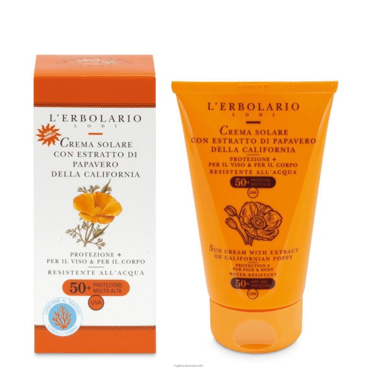 Cerca Prezzi di crema solare spf 50+ viso e corpo resistente all\'acqua alta protezione 50ml - l\'erbolario e acquista online