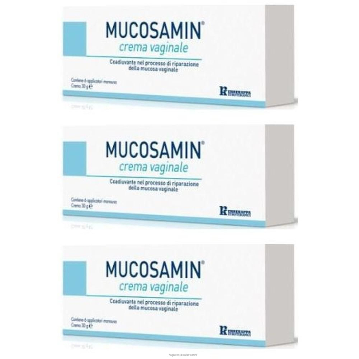 Cerca Prezzi di crema vaginale mucosamin 30 g + 6 applicatori monouso da 5 3x30 g cr e acquista online