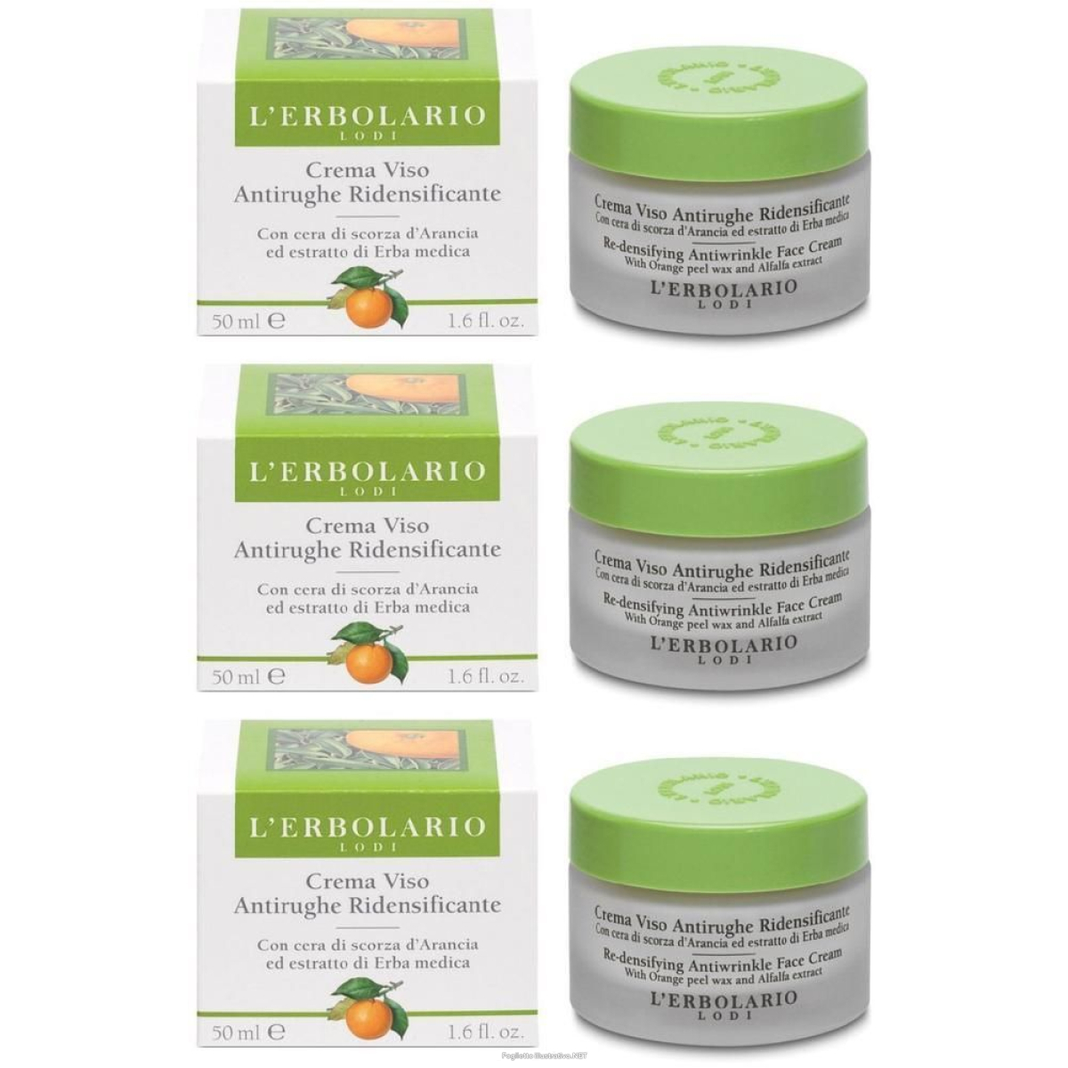 Cerca Prezzi di crema viso antirughe ridensificante cera di scorza d'arancia ed estrat e acquista online