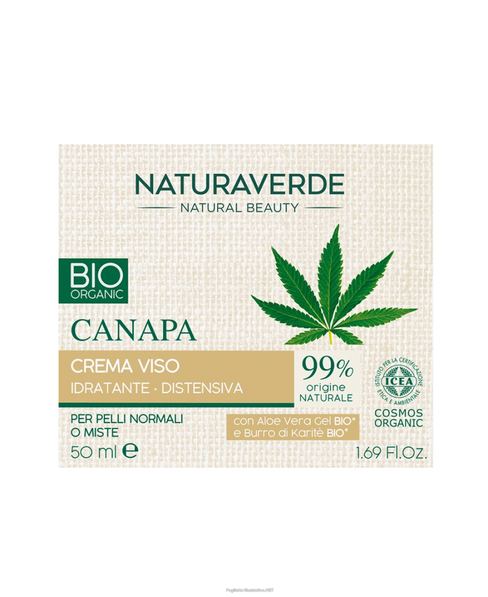 Cerca Prezzi di crema viso idratante distensiva canapa naturaverde bio 50ml e acquista online