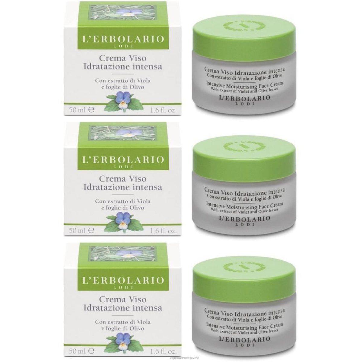 Cerca Prezzi di crema viso idratazione intensa estratto di viola e foglie olivo 50 e acquista online