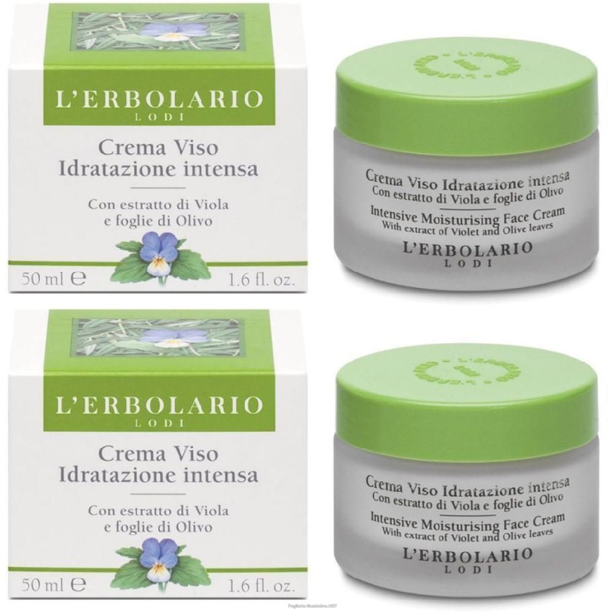 Cerca Prezzi di crema viso idratazione intensa estratto di viola e foglie olivo 50 e acquista online