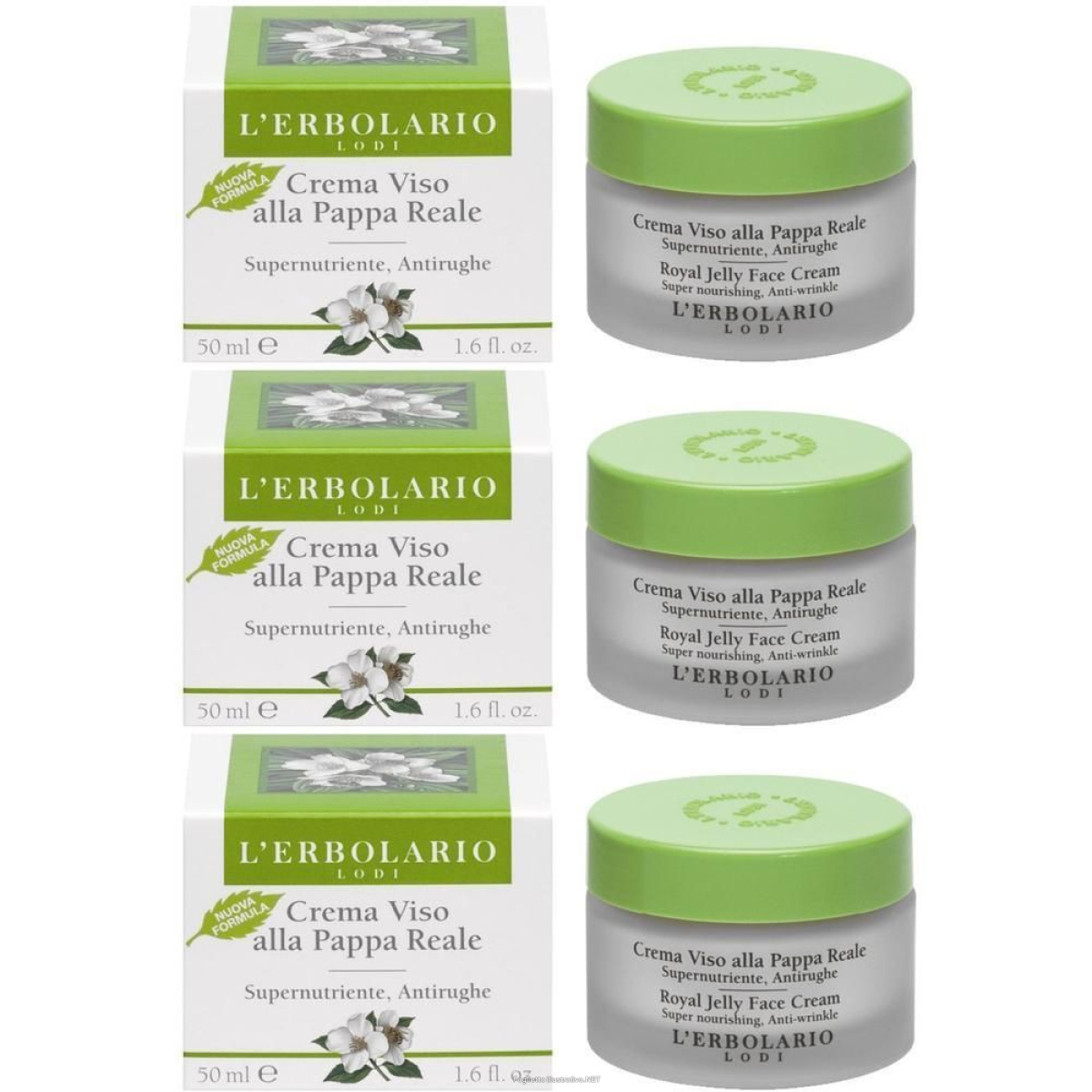 Cerca Prezzi di crema viso pappa reale 50 ml 3x50 ml e acquista online