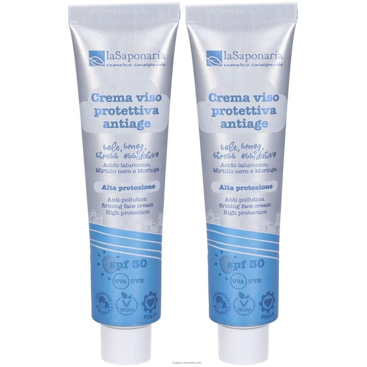 Cerca Prezzi di crema viso protettiva anti age spf 30 2x40 ml e acquista online