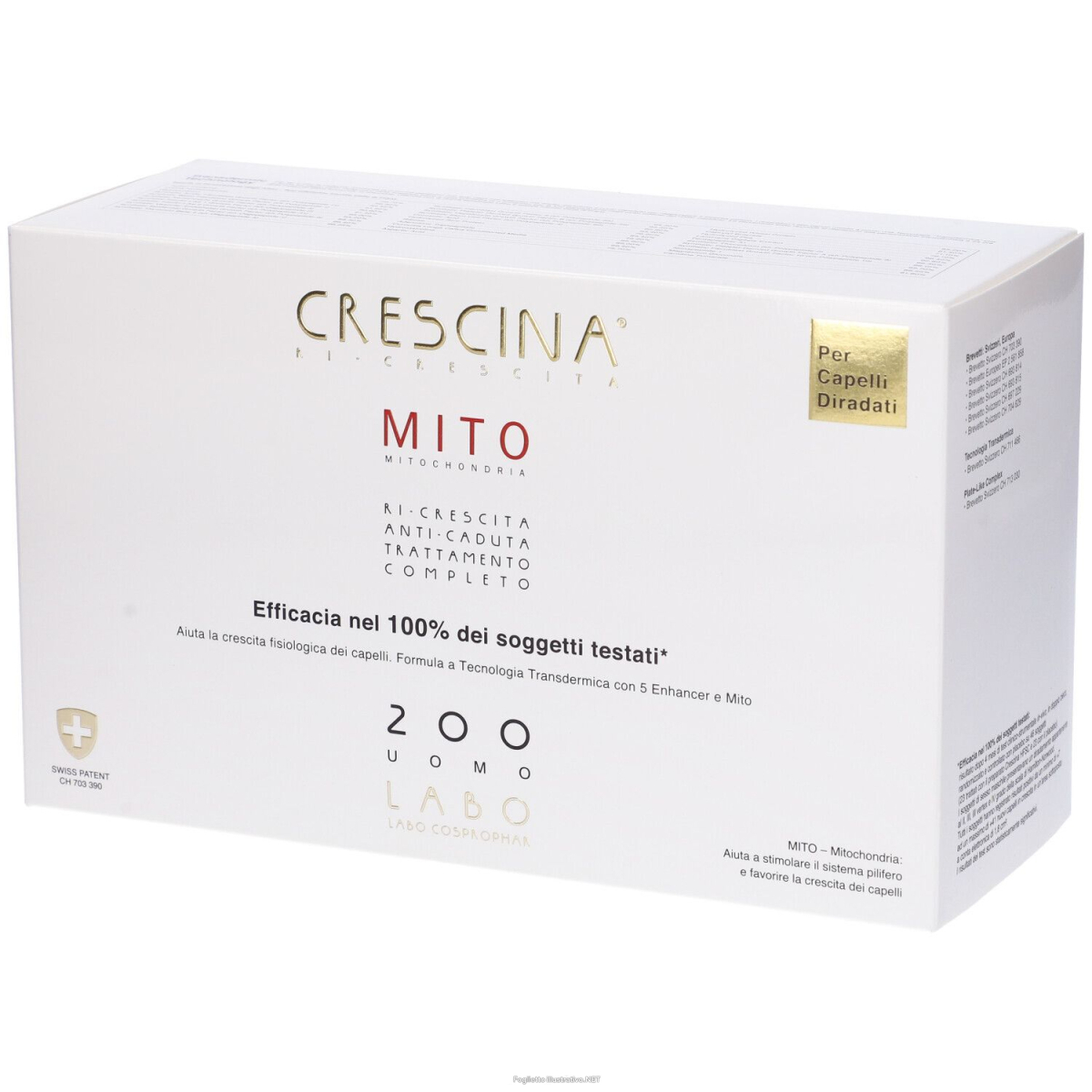 Cerca Prezzi di crescina mito ri-crescita trattamento anticaduta capelli uomo 200 20+20 fiale e acquista online
