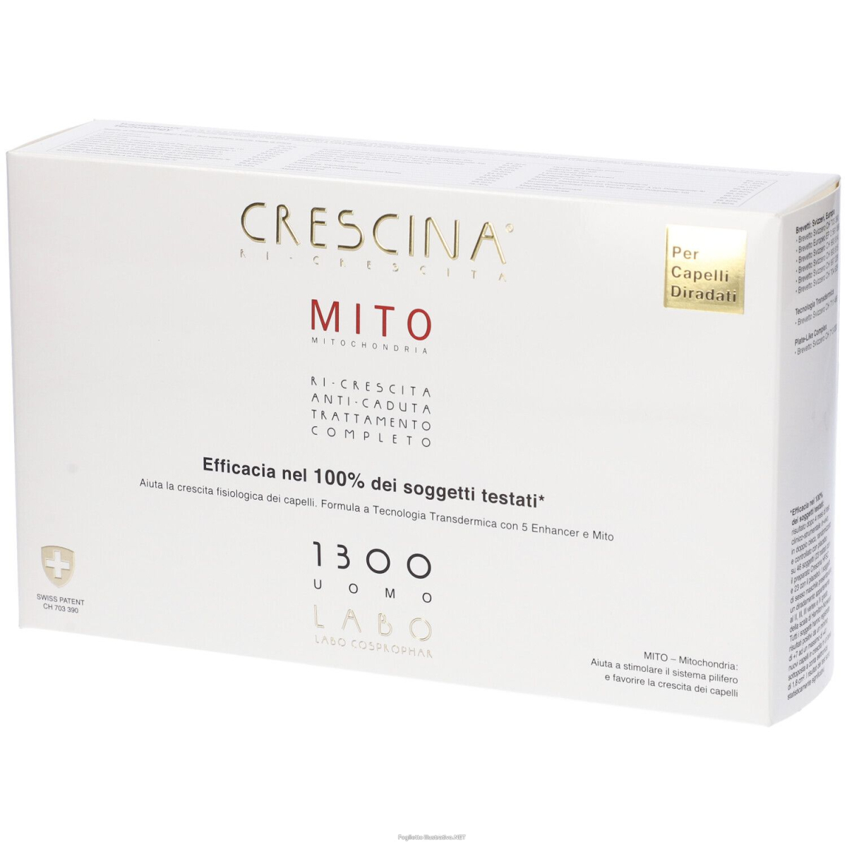Cerca Prezzi di crescina ri-crescita mito 1300 uomo tc 10+10 fiale 3,5 ml e acquista online