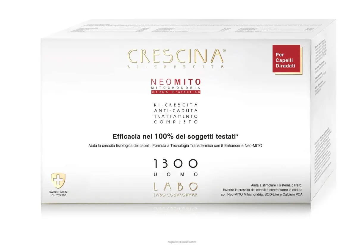 Cerca Prezzi di crescina ri-crescita neo mito 200 uomo – trattamento capelli diradati, 20 fiale da 3,5ml e acquista online