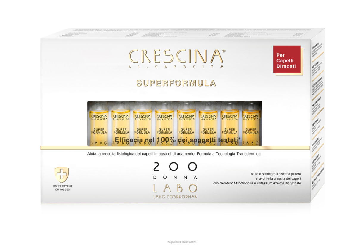 Cerca Prezzi di crescina ri-crescita super formula 200 donna 20 fiale – trattamento ricrescita capelli e acquista online