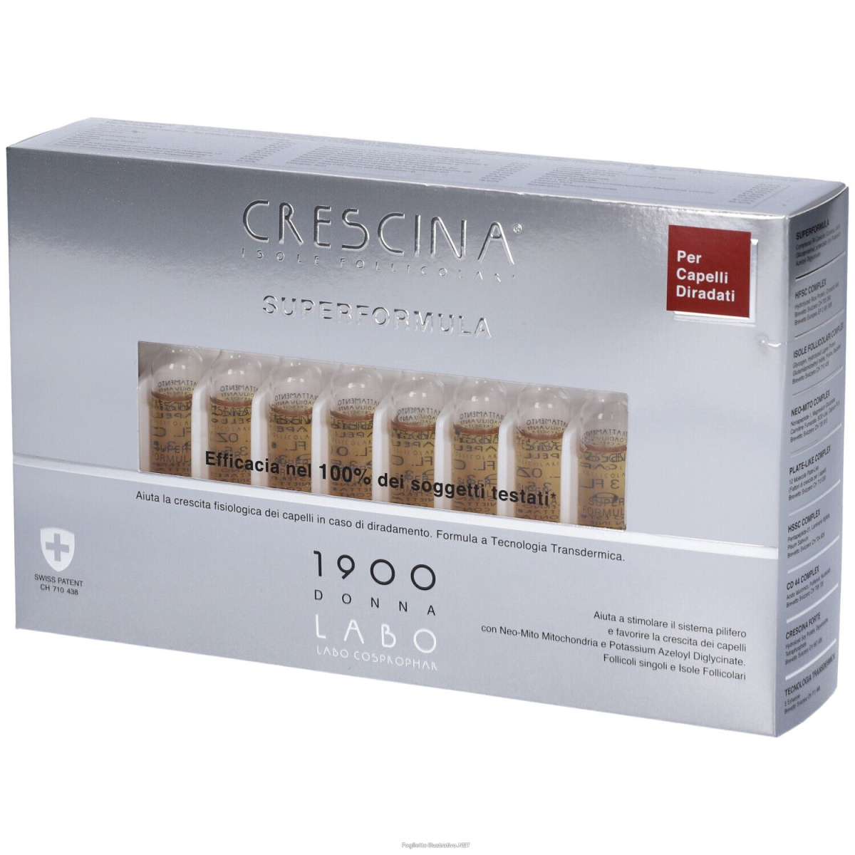 Cerca Prezzi di crescina superformula isole follicolari 1900 donna 20 fiale – trattamento ricrescita capelli e acquista online