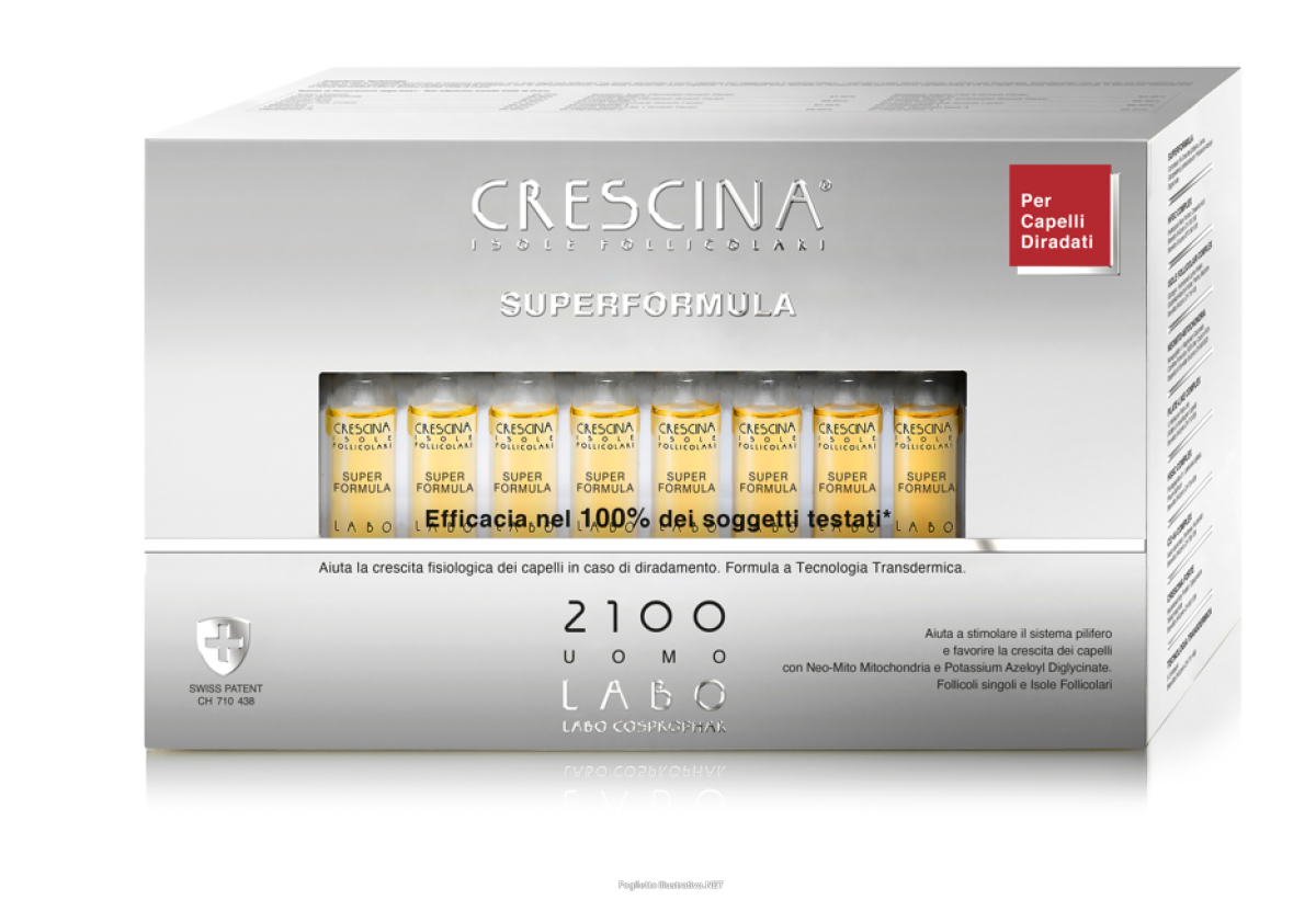 Cerca Prezzi di crescina superformula isole follicolari 2100 uomo 40 fiale – trattamento capelli diradati e stimolazione crescita e acquista online