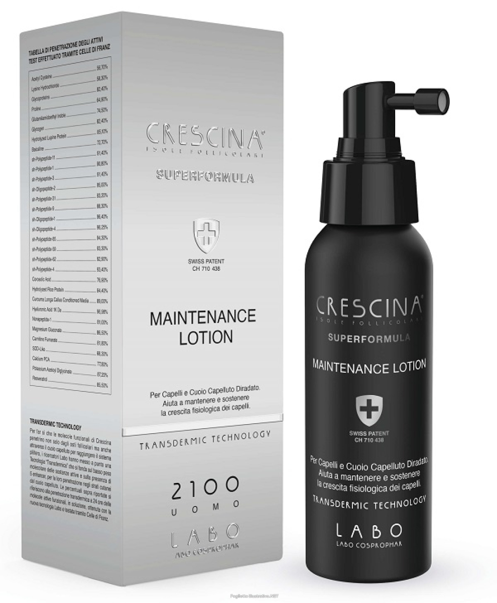 Cerca Prezzi di crescina - superformula isole follicolari maintenance lotion 2100 uomo mantenimento confezione 100 ml e acquista online