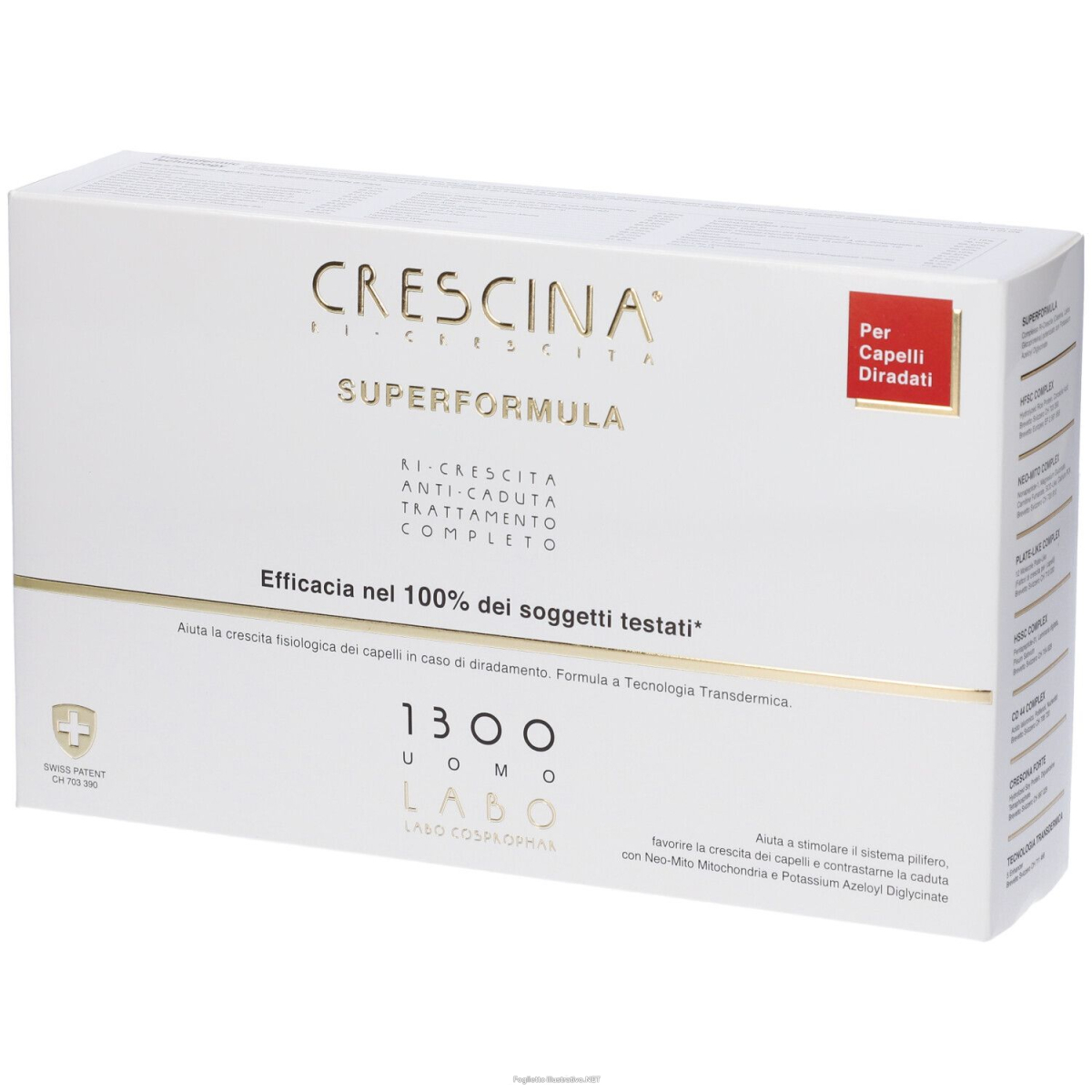 Cerca Prezzi di crescina - superformula ricrescita 1300 uomo trattamento completo 10+10 fiale e acquista online