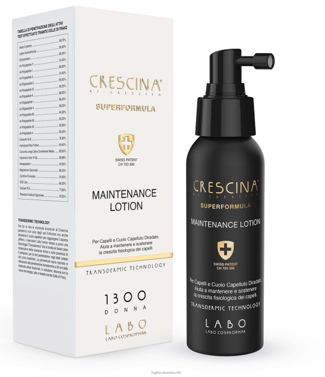 Cerca Prezzi di crescina - superformula ricrescita lozione mantenimento donna 1300 confezione 100 ml e acquista online