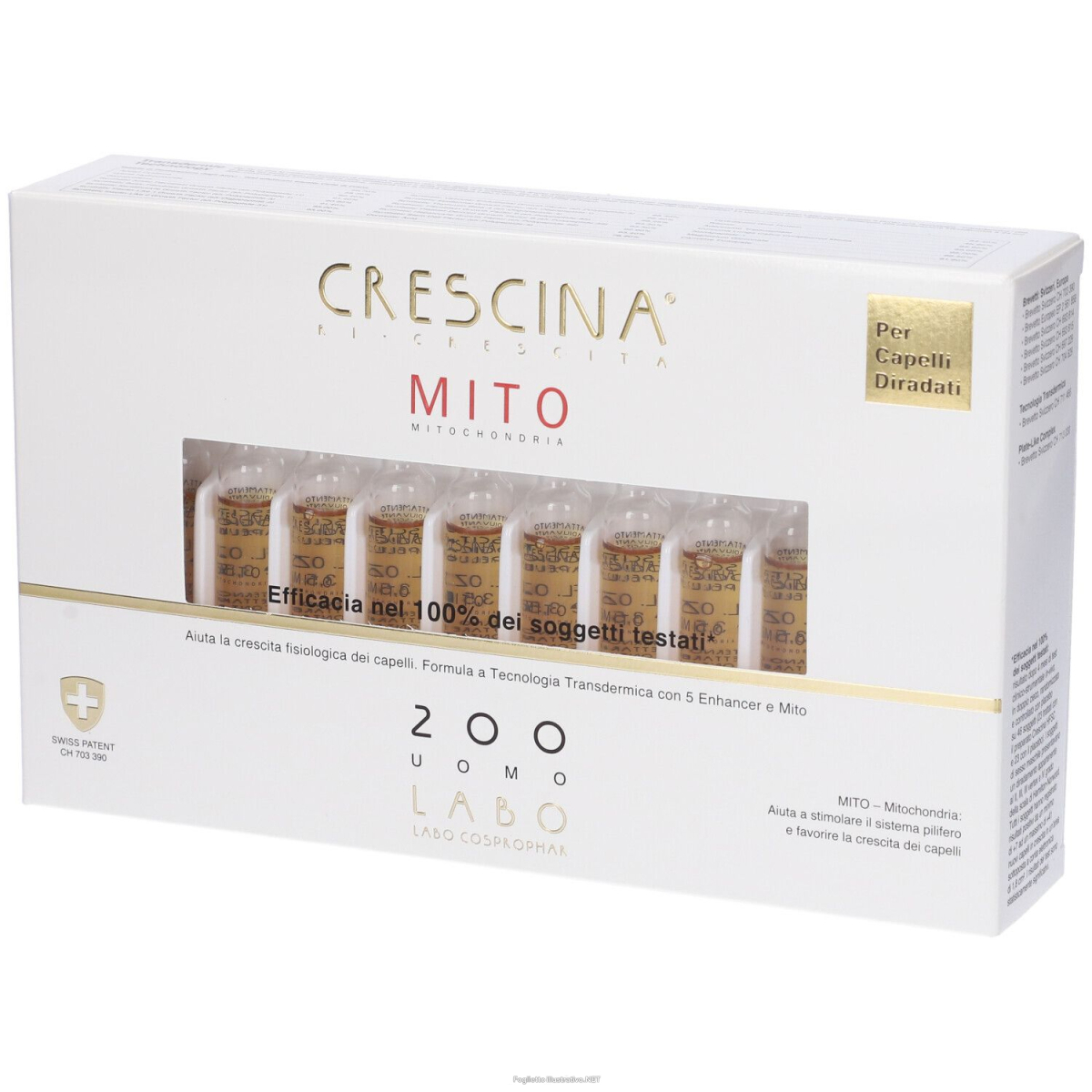 Cerca Prezzi di crescina® transdermic ri-crescita mito trattamento 200 uomo 20 fiale 7 e acquista online