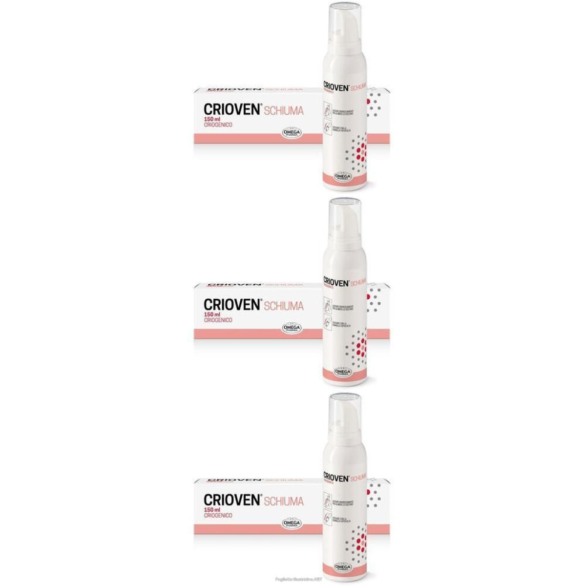 Cerca Prezzi di crioven® schiuma - effetto freddo, sollievo per gambe pesanti 3x150 ml e acquista online