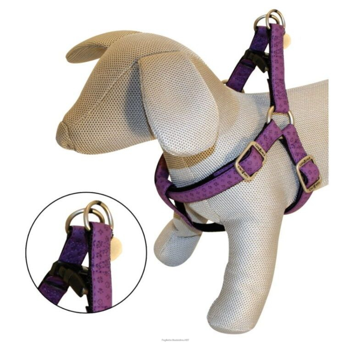 Cerca Prezzi di croci pettorina mylord similpelle regolabile viola 10mmx25/40cm (ref. c5080083) e acquista online