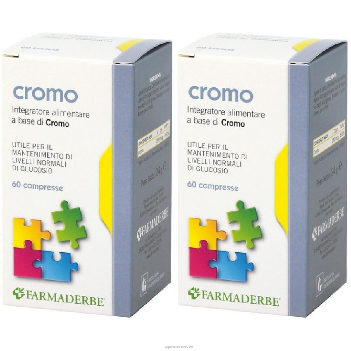 Cerca Prezzi di cromo 60 compresse 2x60 pz e acquista online