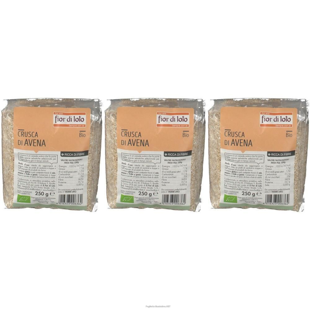 Cerca Prezzi di crusca avena bio 250 g e acquista online