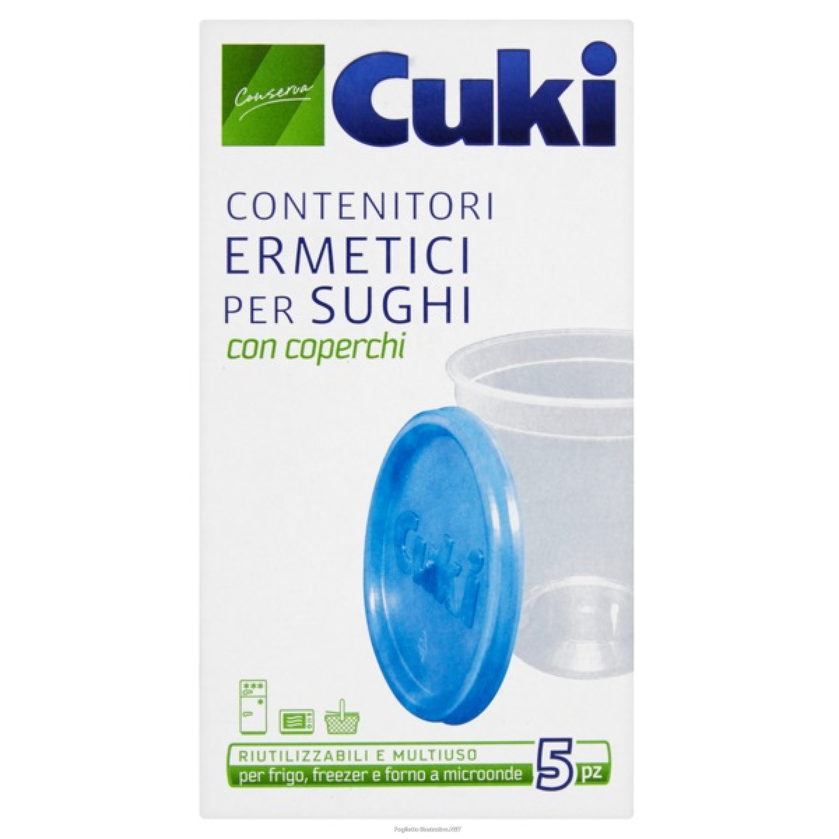 Cerca Prezzi di cuki - contenitore ermetico riutilizzabile per sughi - 5 contenitori e acquista online