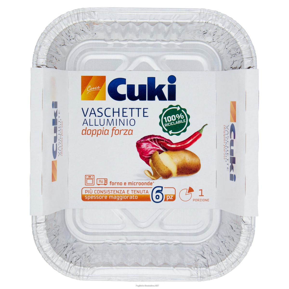 Cerca Prezzi di cuki cuoce vaschette alluminio doppia forza riciclabili 1 porzione 6 pezzi e acquista online