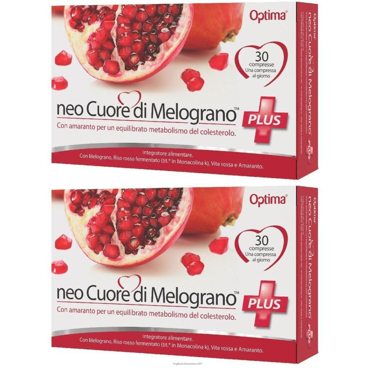 Cerca Prezzi di cuore di melograno neocuore plus 30 compresse 816 mg 2x30 e acquista online