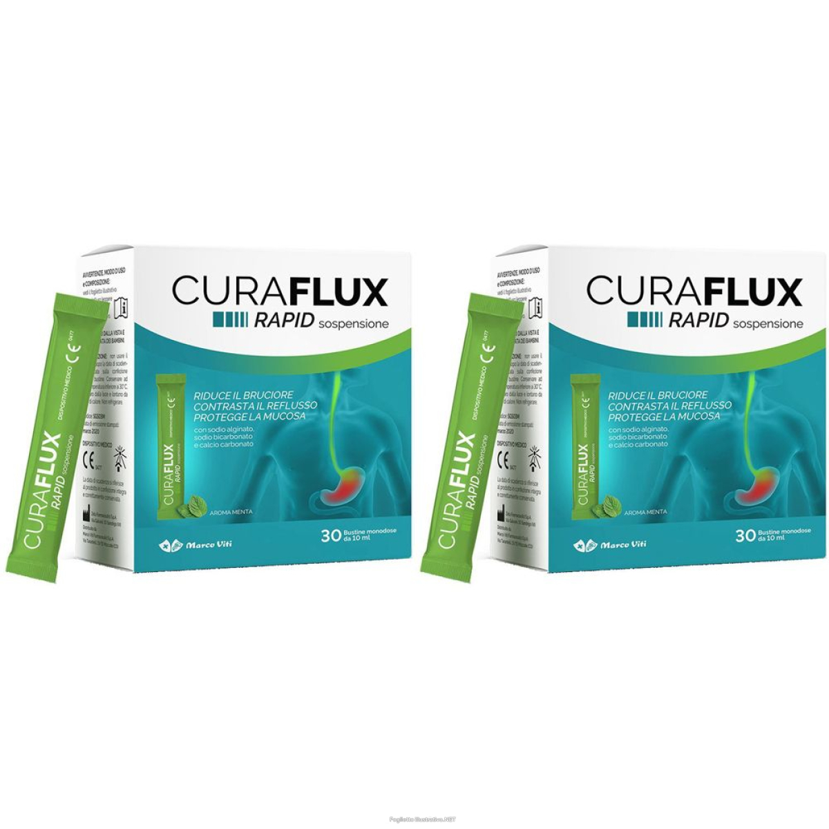 Cerca Prezzi di curaflux rapid sospensione bustine set da 2 - risparmia il 15% con e acquista online