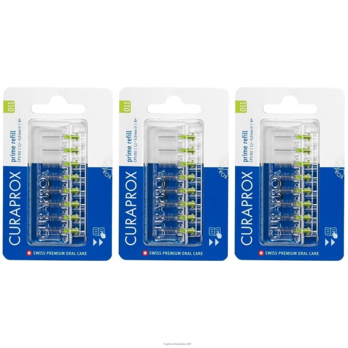 Cerca Prezzi di curaprox cps 011 refill 3x8 st e acquista online