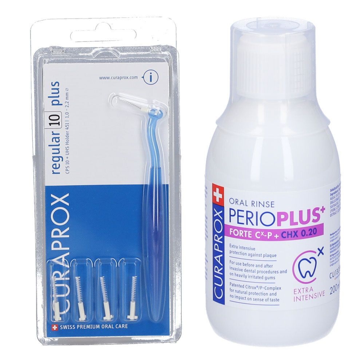 Cerca Prezzi di curaprox cps regular 1.0 mm plus + perioplus+ forte cx-p+chx 0.20 coll e acquista online