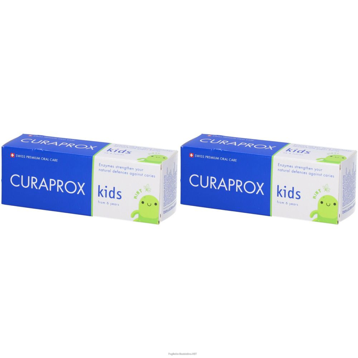 Cerca Prezzi di curaprox dentifricio per bambini gusto menta set da 2 2x60 ml dentifri e acquista online