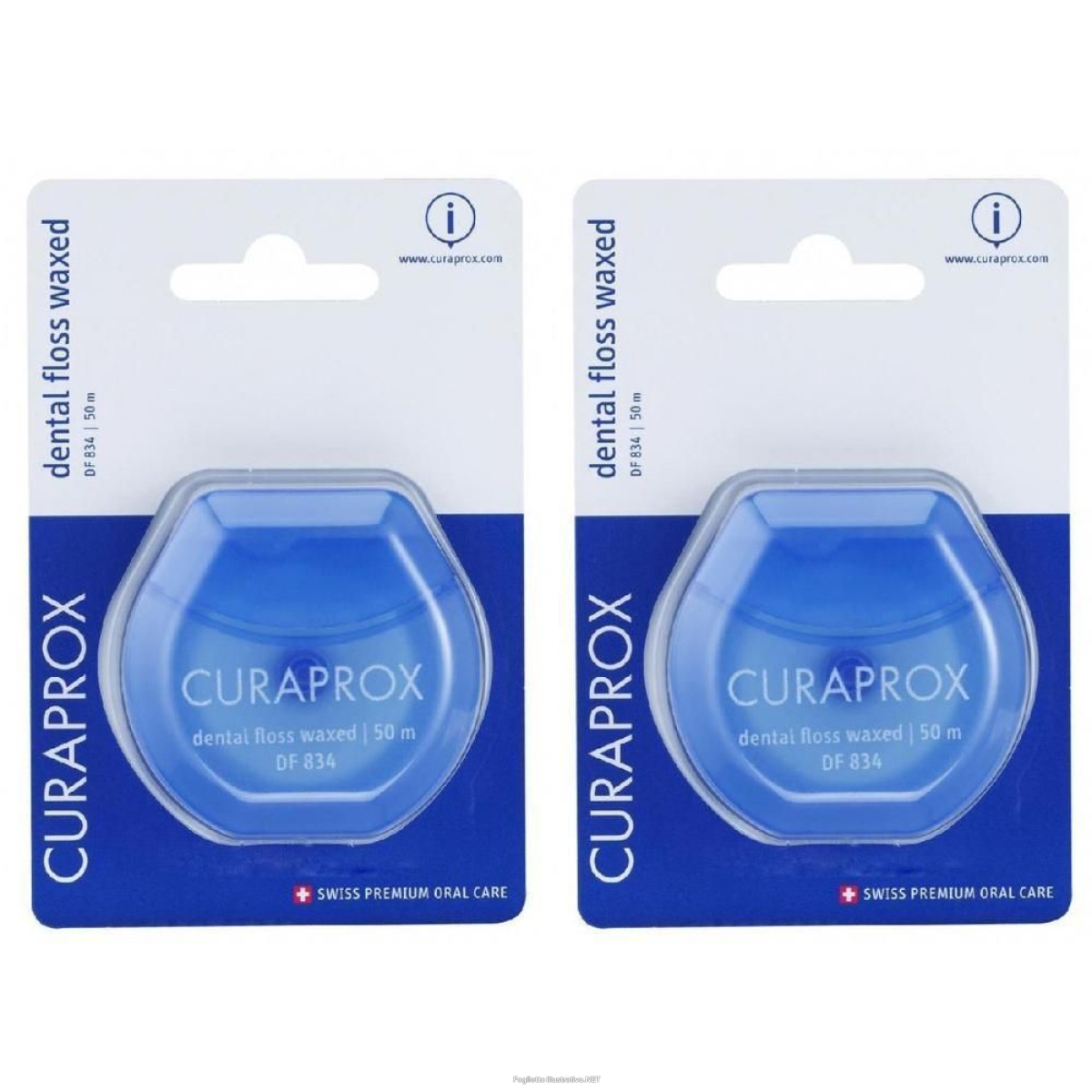 Cerca Prezzi di curaprox df 834 dental floss waxed 50 metri 2x1 st e acquista online