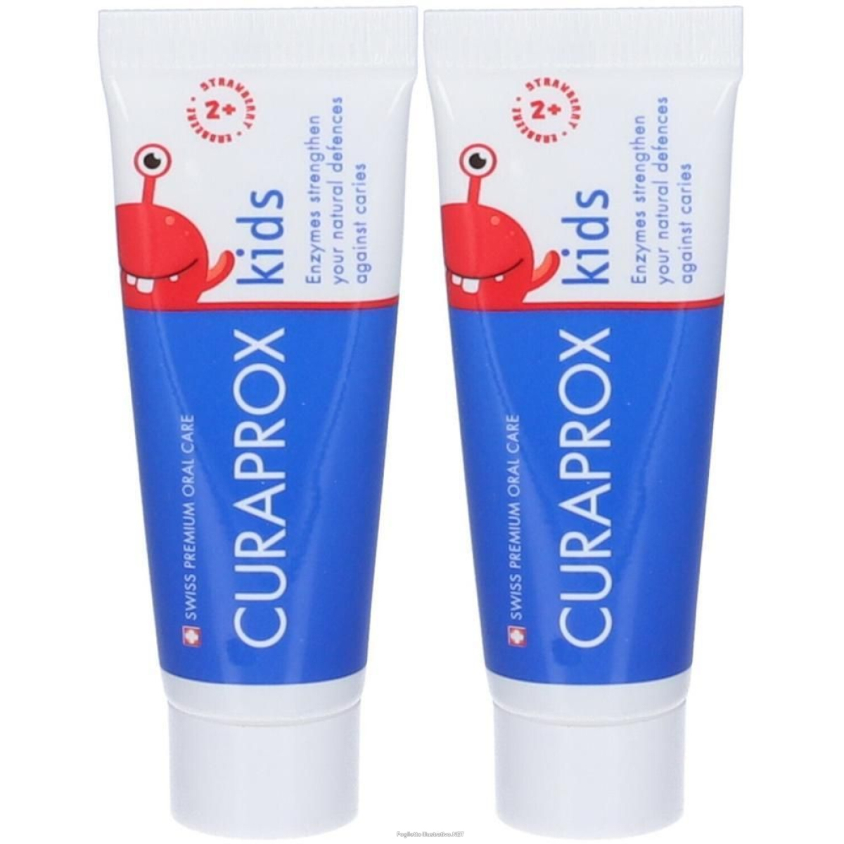 Cerca Prezzi di curaprox kids toothpaste strawberry flavor 950ppm 2x10 ml e acquista online