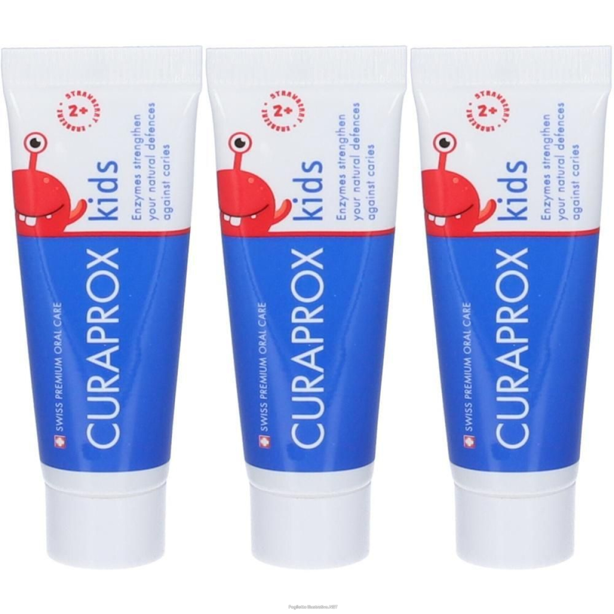 Cerca Prezzi di curaprox kids toothpaste strawberry flavor 950ppm 3x10 ml e acquista online