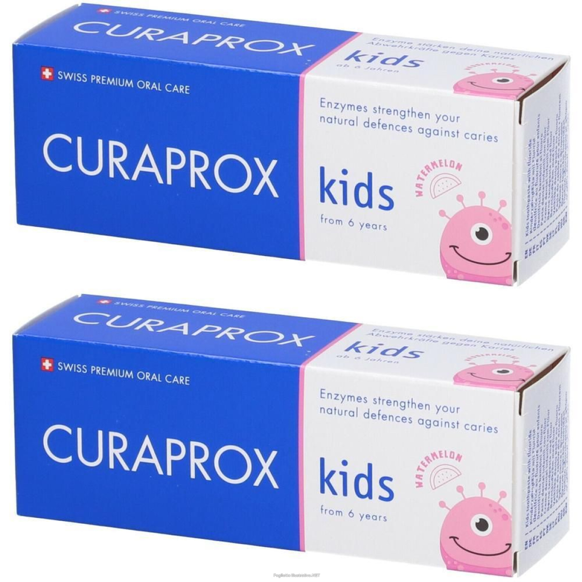 Cerca Prezzi di curaprox kids toothpaste water melon flavor 2x60 ml e acquista online