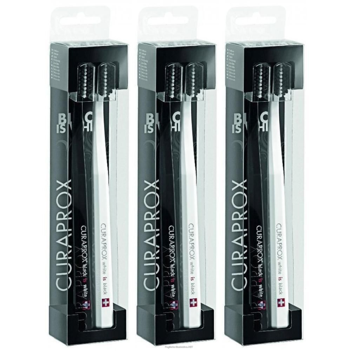 Cerca Prezzi di curaprox spazzolino black is white (black+white) 3x1 st e acquista online