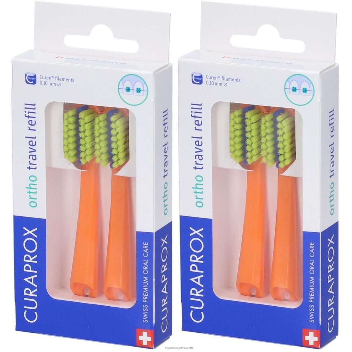 Cerca Prezzi di curaprox testine di ricambio per spazzolino da viaggio ortho orange 2 e acquista online