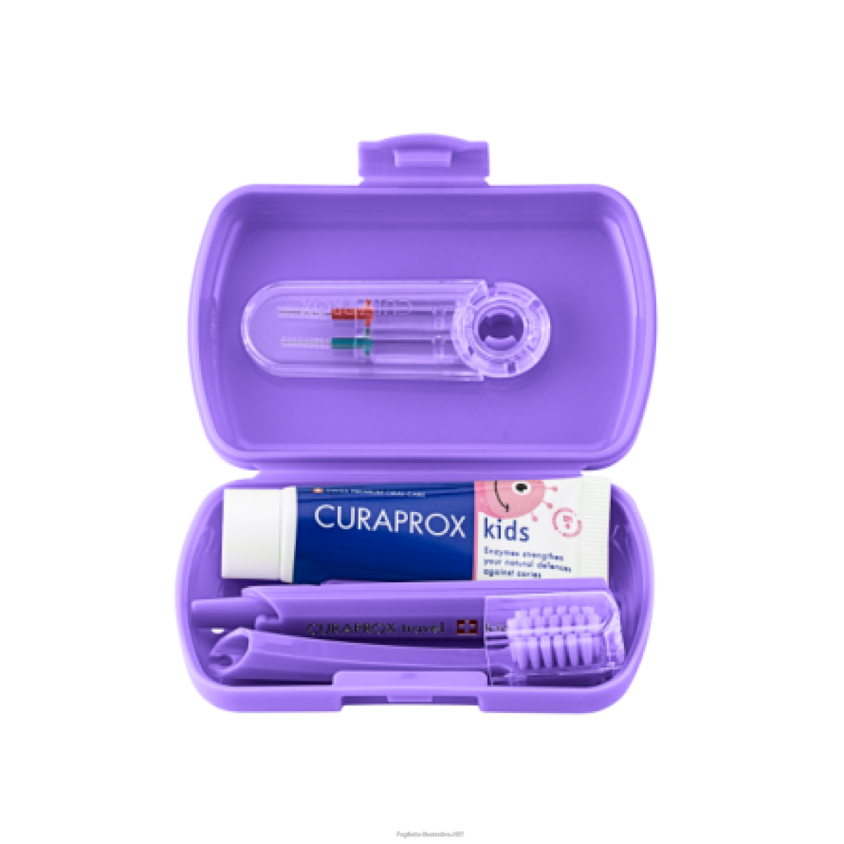 Cerca Prezzi di curaprox travel set kids viola e acquista online