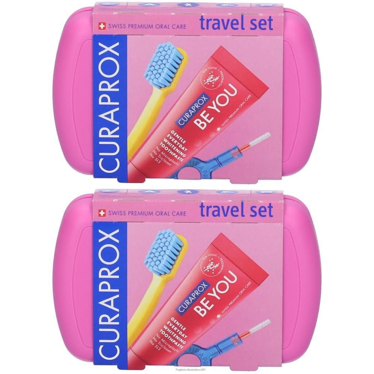 Cerca Prezzi di curaprox travel set, pink 2x1 st e acquista online