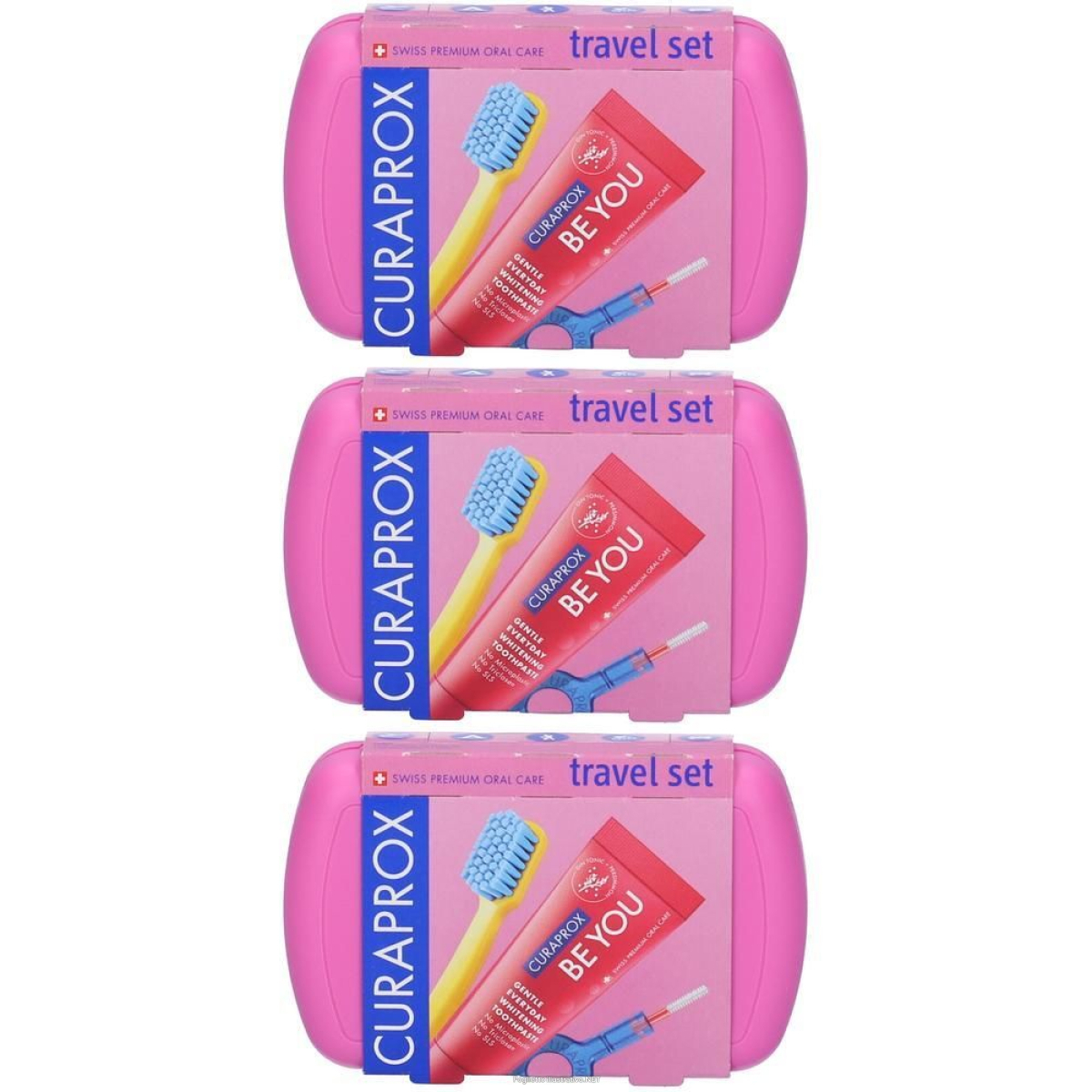 Cerca Prezzi di curaprox travel set, pink 3x1 st e acquista online